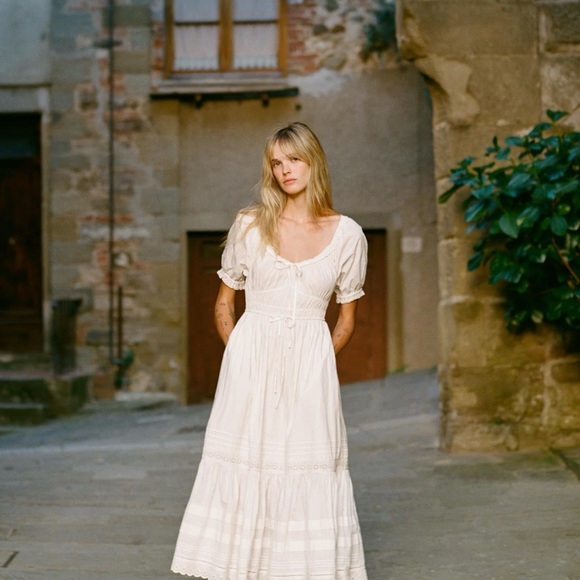 NWOT Christy Dawn Brynne Dress in Pearl - Picture 3 of 15